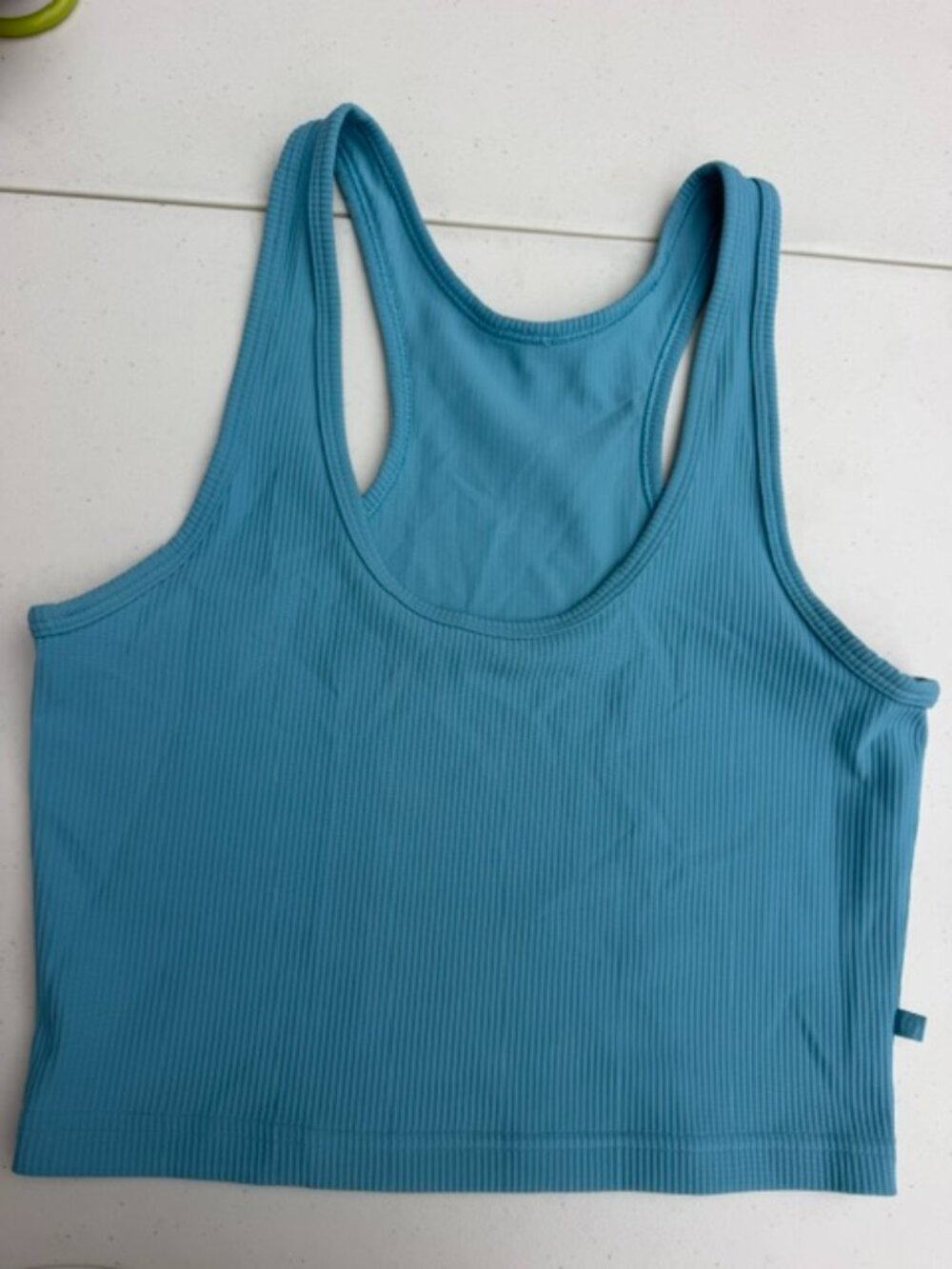 Lululemon Cropped Racerback Tank Top tea #yoga #workout #athletic Size small